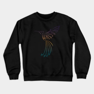 Gradient Hummingbird Crewneck Sweatshirt